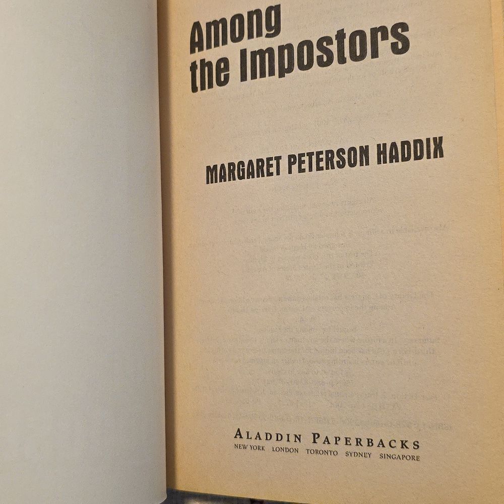 Among the Impostors Book - Picture 6 of 6